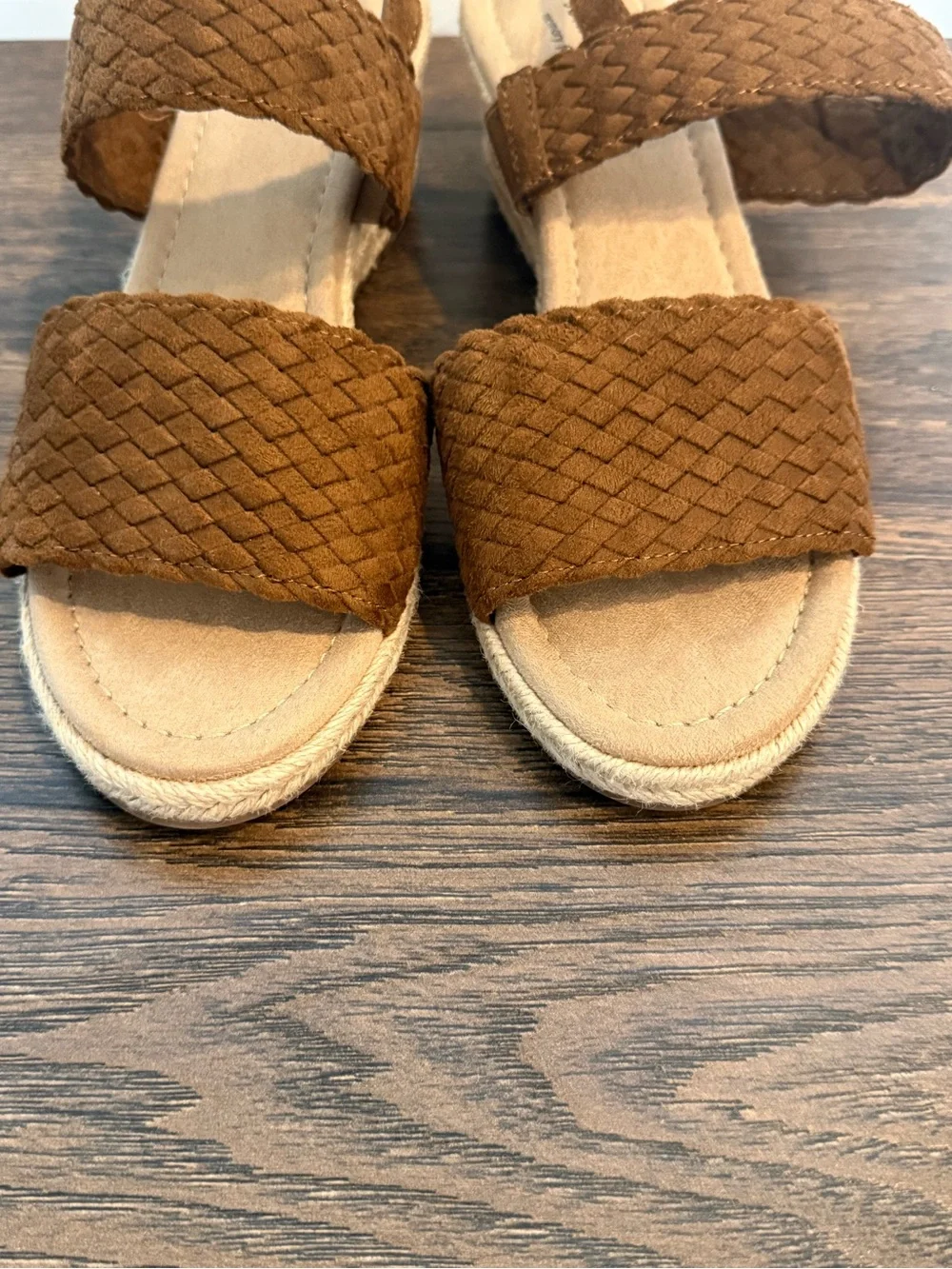 St. John's Bay Brown Braided Espadrille Sandals